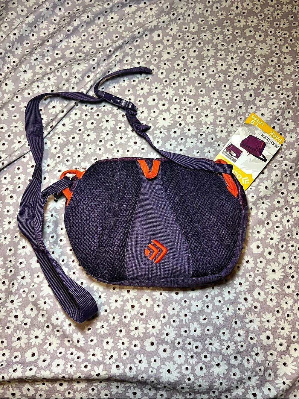 Outdoor Products Marilyn Waist Pack Crossbody Bag Purple & Orange NWT - Picture 3 of 4